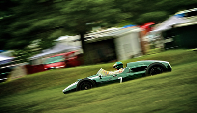￼RACING WITH A COOPER T 51 FORMULA ONE CAR FROM THE LATE 1950S. PHOTO BY GREG CLARK AND CASEY KEIL, COURTESY OF LIME ROCK PARK.